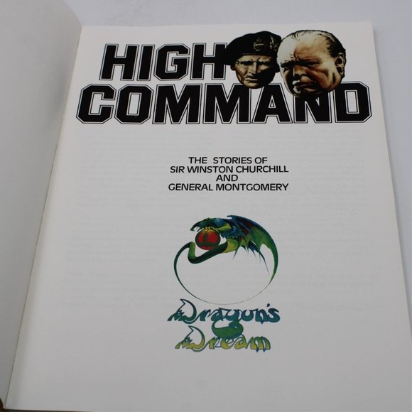High Command Winston Churchill Gen Montgomery Dragons Dream Graphic Novel 1981 - Picture 9 of 10